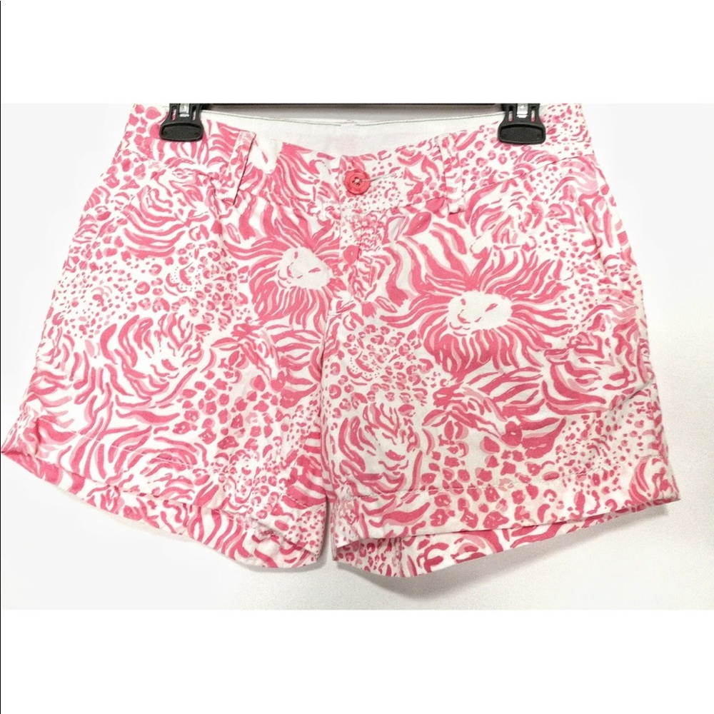 Lilly Pulitzer Callahan Get Spotted Lion Shorts